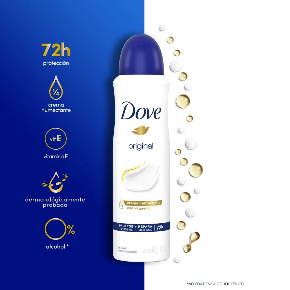 Desodorante Original Spray Dove - Imagen 4