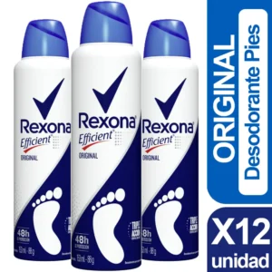 Rexona Talco Pies Efficient X12 unid