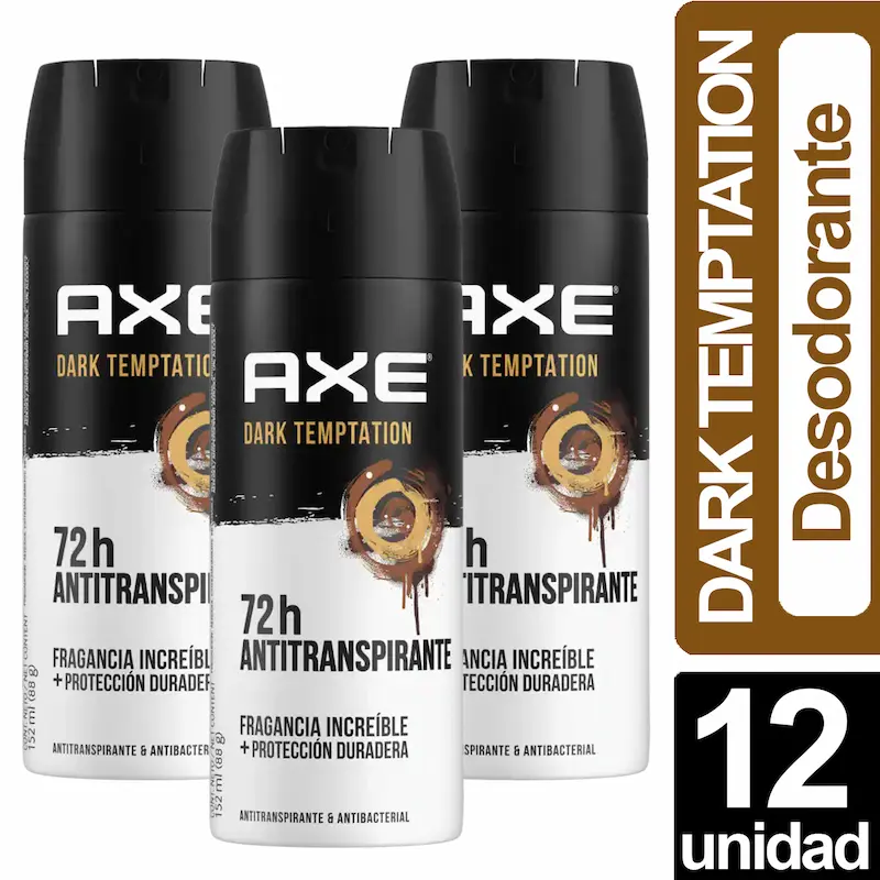Axe Desodorante Dark Temptation X12 unid