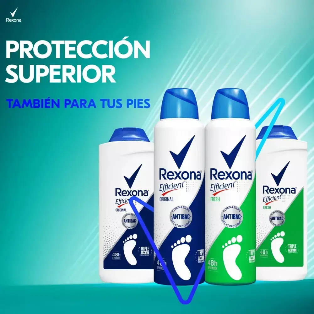 Rexona Talco Pies Fresh