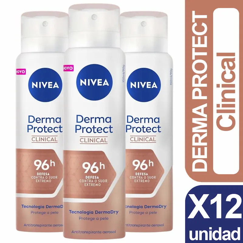 Nivea Desodorante Derma Protect Clinical X12 unid