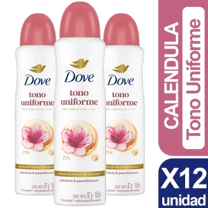 Dove Desodorante Tono Uniforme X12 unid