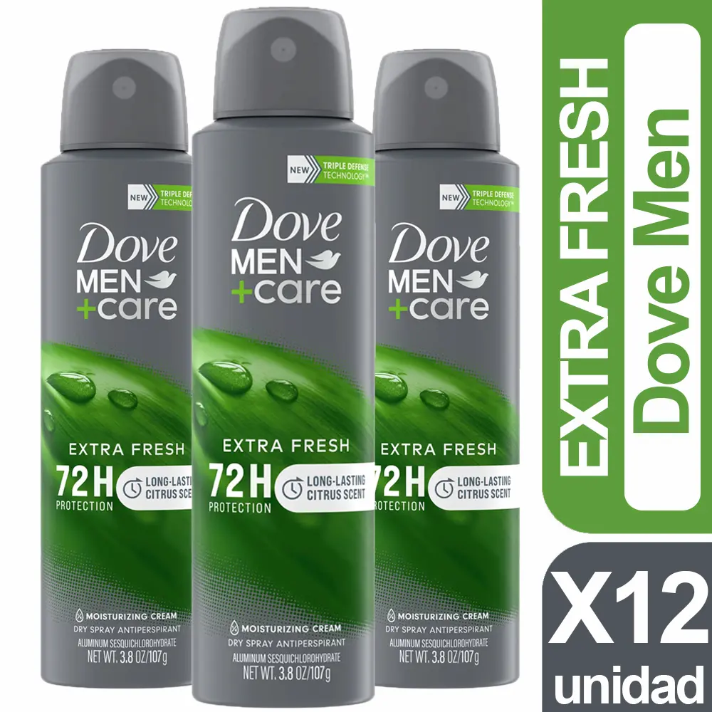 Dove Desodorante Extra Fresh X12