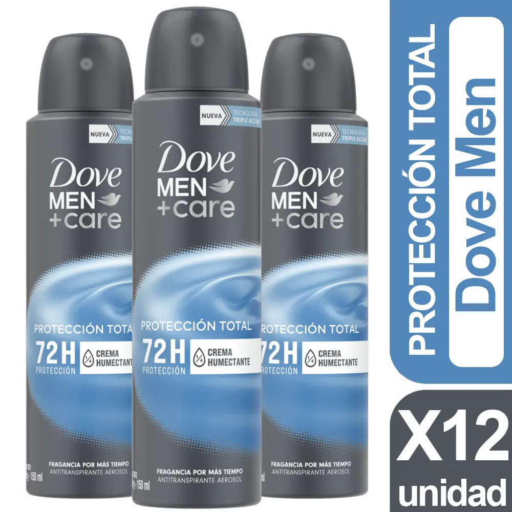 Dove Desodorante Proteccion Total X12 unid