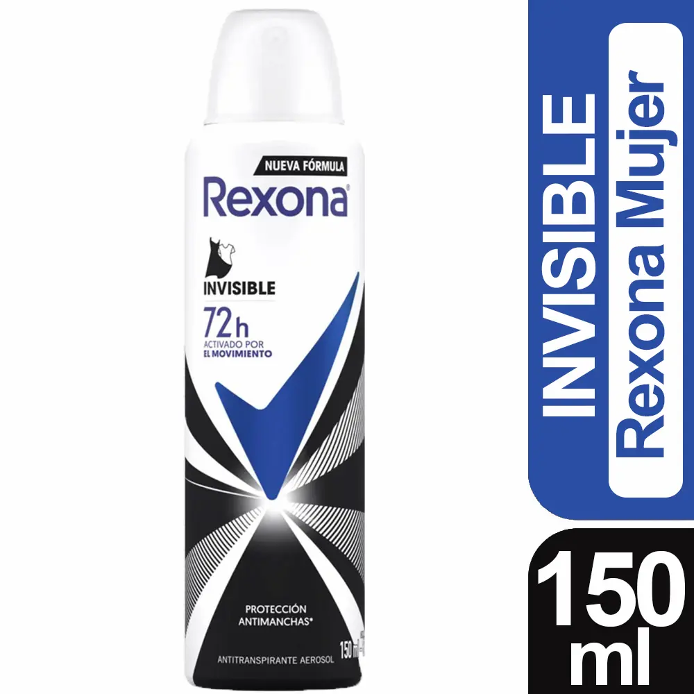 Rexona Desodorante Invisible Mujer MultiLimpio