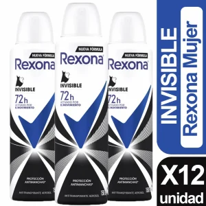 Rexona Desodorante Invisible Mujer X12 unid